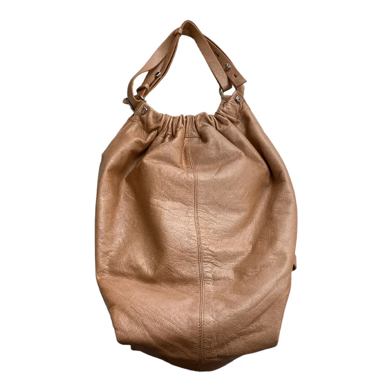 Handbag Leather By Cmc, Size: Medium