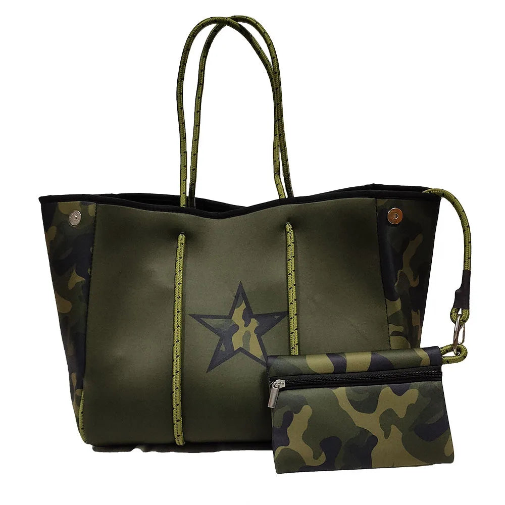 army green star