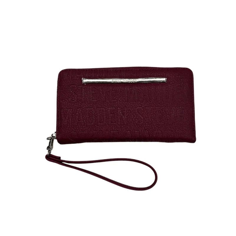 Wallet By Steve Madden In Purple, Size:Medium