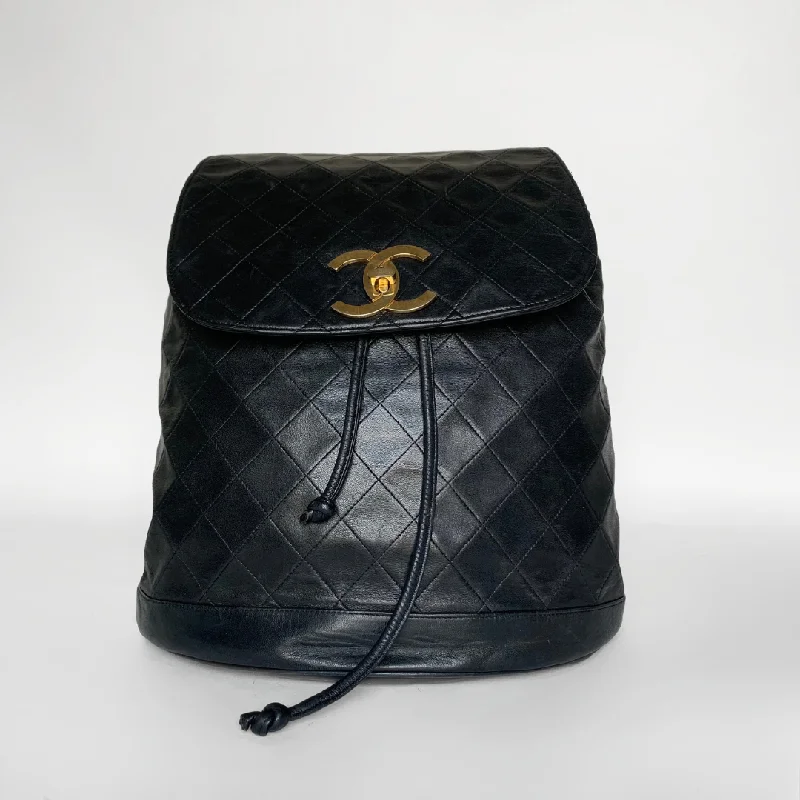 Chanel CC Backpack Lambskin Leather