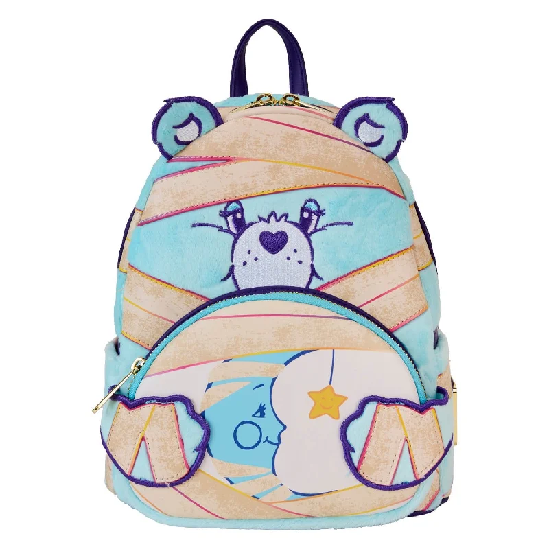 Loungefly Care Bears x Universal Monster Bedtime Bear Mummy Mini Backpack