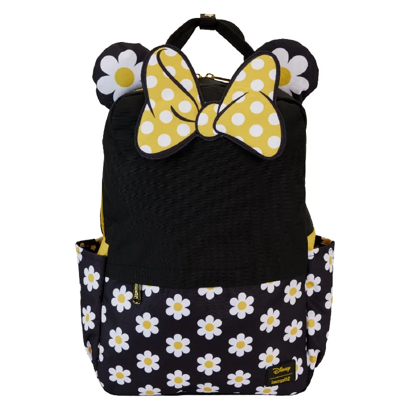 Loungefly Disney Minnie Mouse Straw Cosplay Full-Size Nylon Backpack