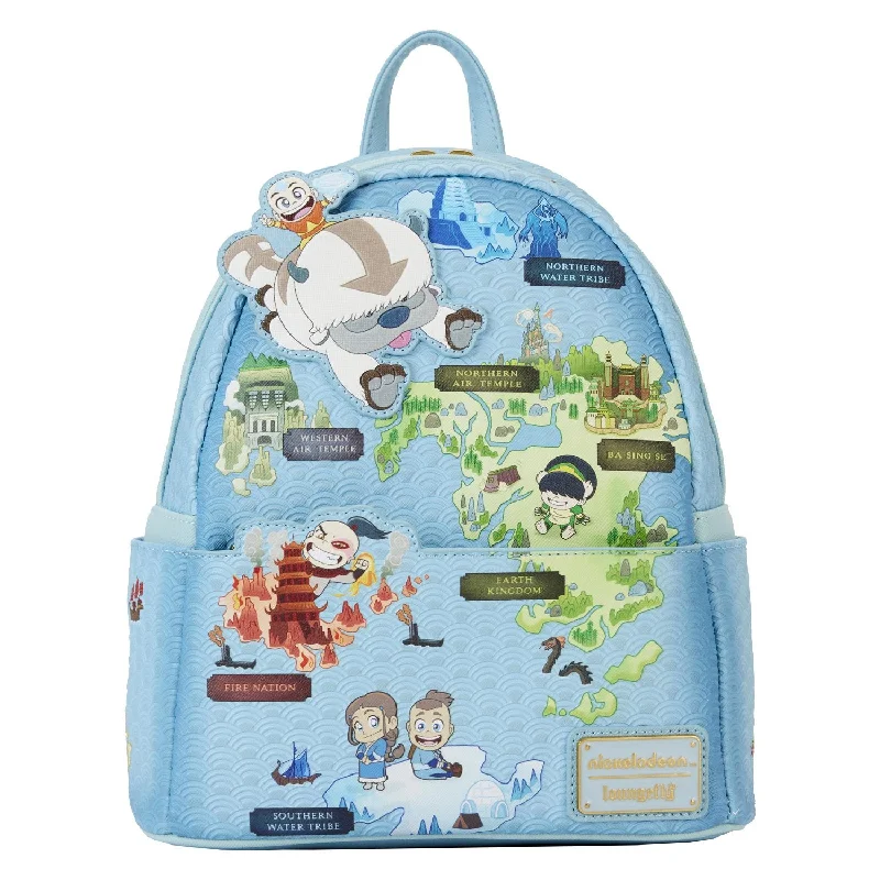 Loungefly Nickelodeon Avatar the Last Airbender Map Mini Backpack