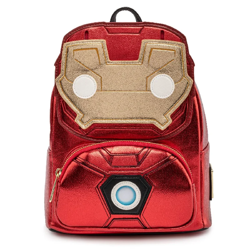 Pop! Loungefly Disney Marvel Iron Man Light-Up Mini Backpack