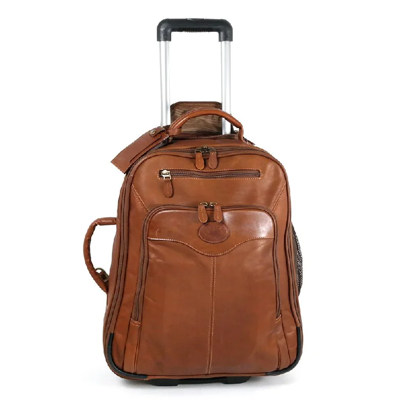 Santa Fe Leather Wheeled Backpack