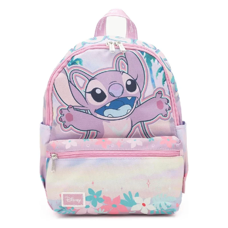 WondaPop Disney Lilo & Stitch Angel 13" Nylon Mini Backpack