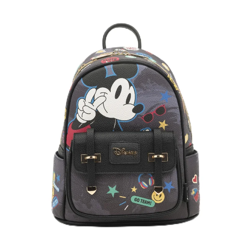 WondaPop Disney Mickey Mouse 11" Vegan Leather Mini Backpack