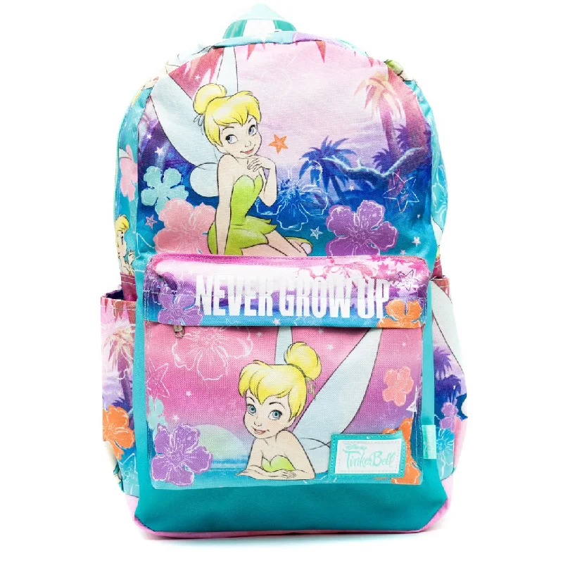 WondaPop Disney Peter Pan Tinkerbell 17" Full Size Nylon Backpack