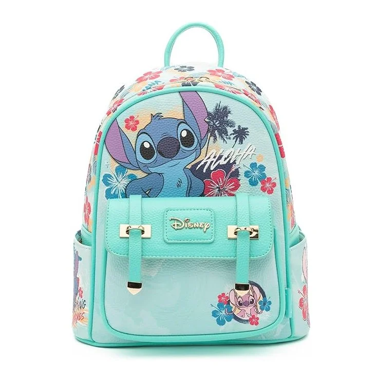 WondaPop Disney Stitch 11" Vegan Leather Mini Backpack