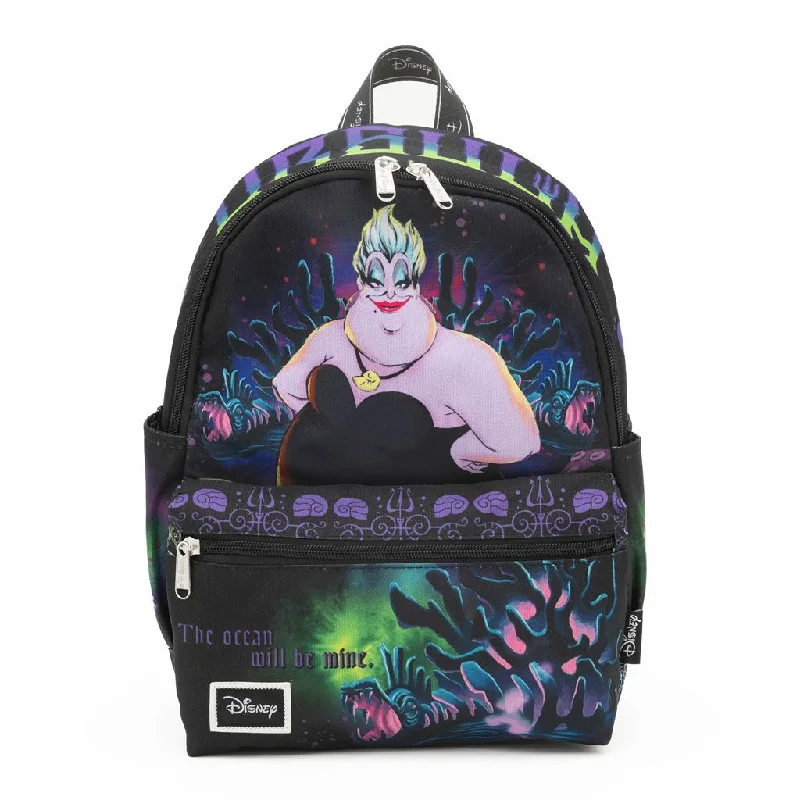 WondaPop Disney Villains The Little Mermaid Ursula 13" Nylon Mini Backpack