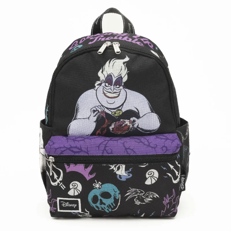 WondaPop Disney Villains Ursula 13" Nylon Mini Backpack