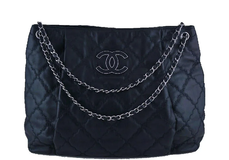 Chanel 16in Black XL Hampton Sensual CC Classic Tote Bag