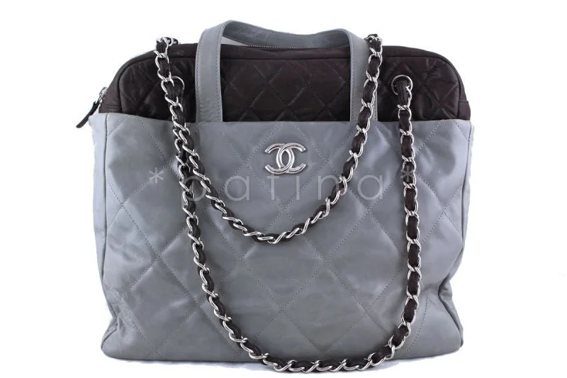 Chanel Gray Classic Portobello Executive Tote Bag