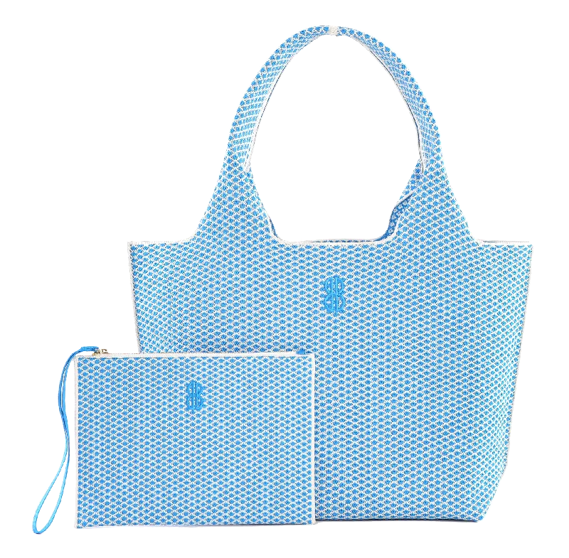 Sutton City Tote - Blue Diamond - Large