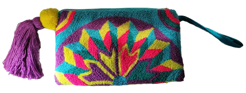 Alexandria Handmade Wayuu Punch-needle Clutch