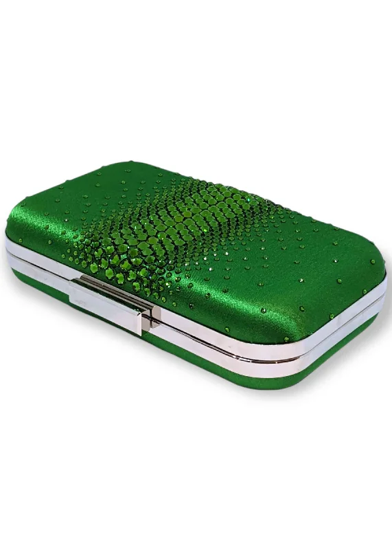 ELLA GREEN CLUTCH