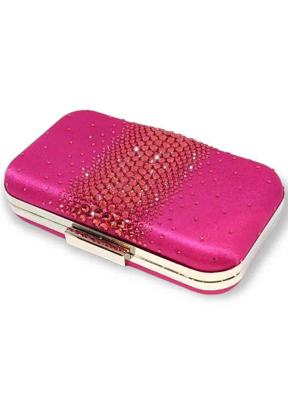 ELLA HOT PINK CLUTCH