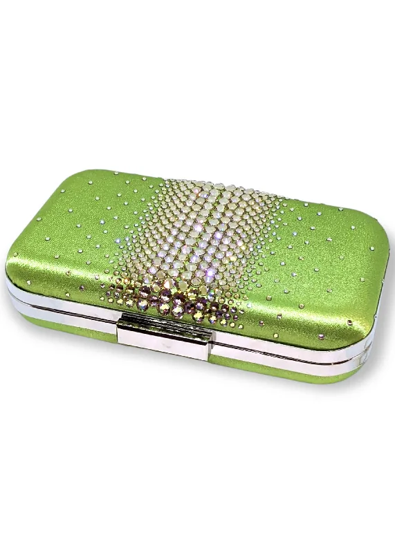 ELLA LIME GREEN CLUTCH