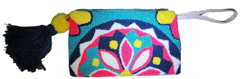 Evelynn Handmade Wayuu Punch-needle Clutch