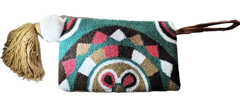 Gabriela Handmade Wayuu Punch-needle Clutch