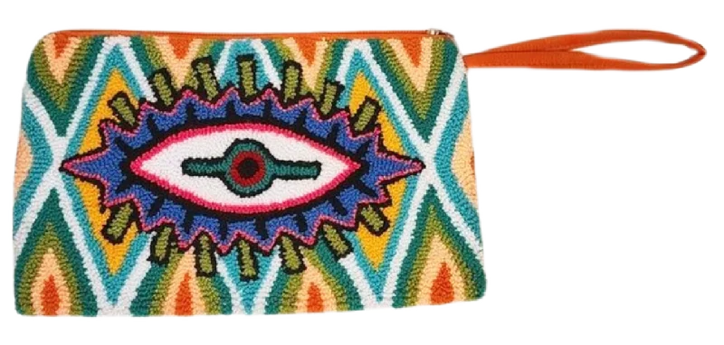 Genevieve Handmade Wayuu Punch-needle Clutch