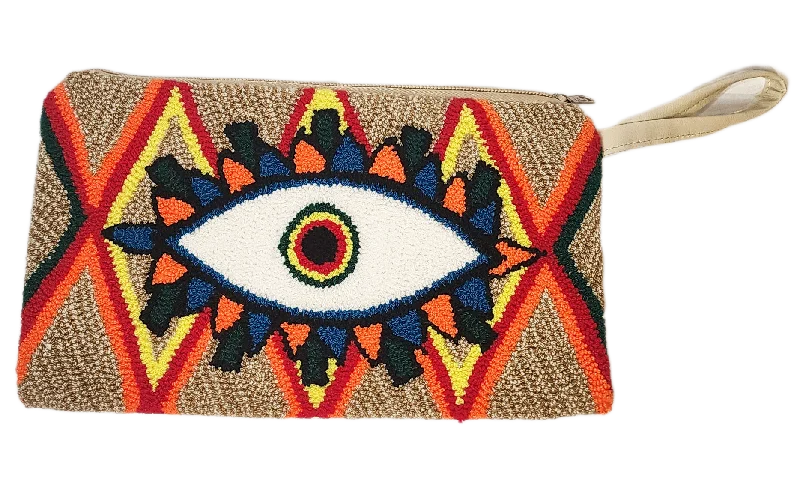 Maeve Handmade Wayuu Punch-needle Clutch