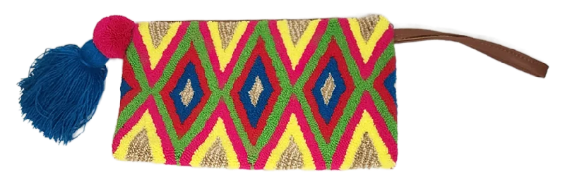 Norah Handmade Wayuu Punch-needle Clutch