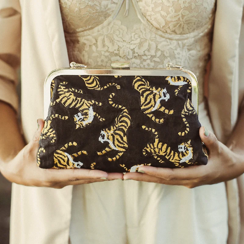 Sumatran Tiger Clutch, in Black by BrunnaCo