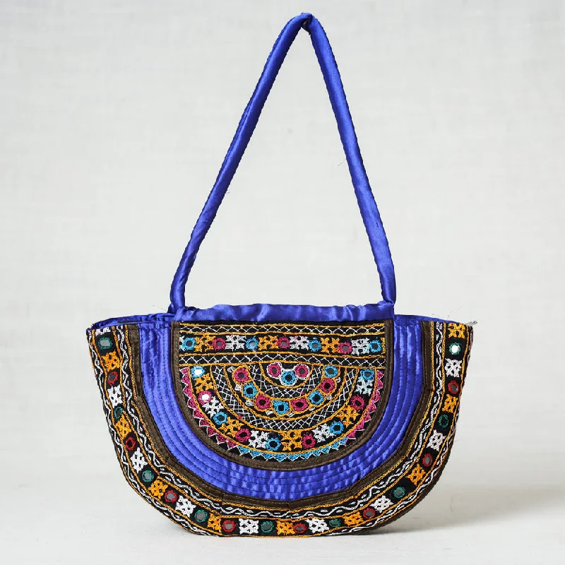 Multicolor - Kutchi Embroidery Mirror Work Shoulder Bag