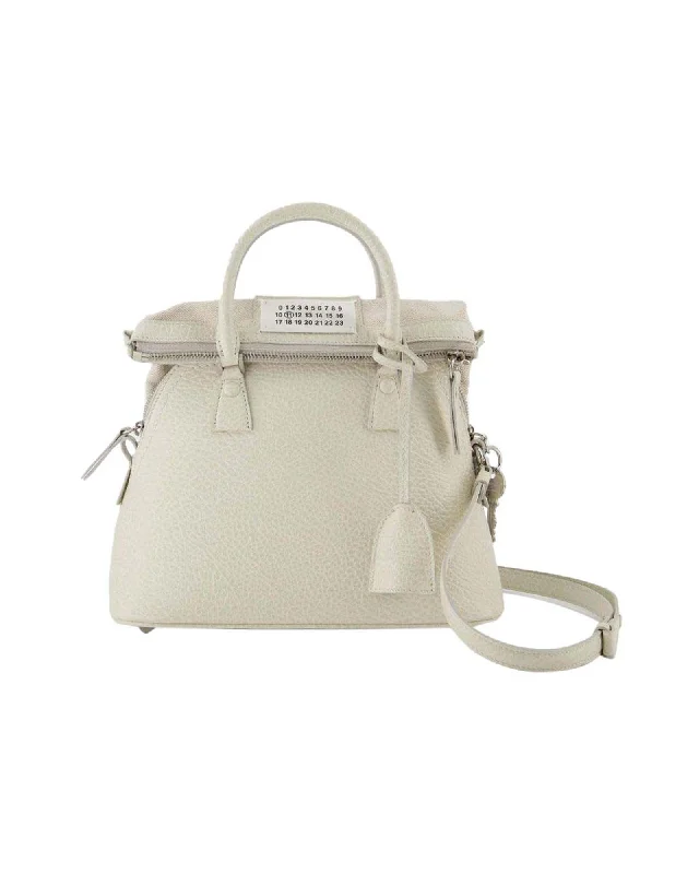 5Ac Classic Mini Bag - Maison Margiela - Greige - Leather