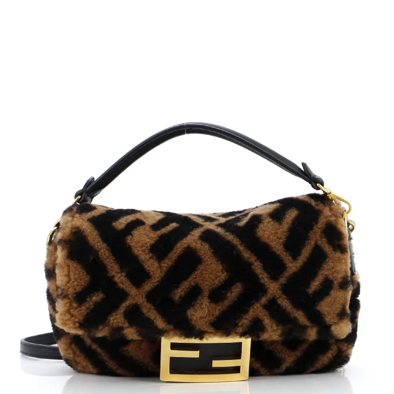 Baguette NM Bag Zucca Shearling Mini