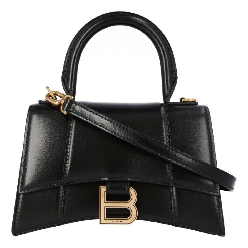 Balenciaga Black Hourglass XS Handbag