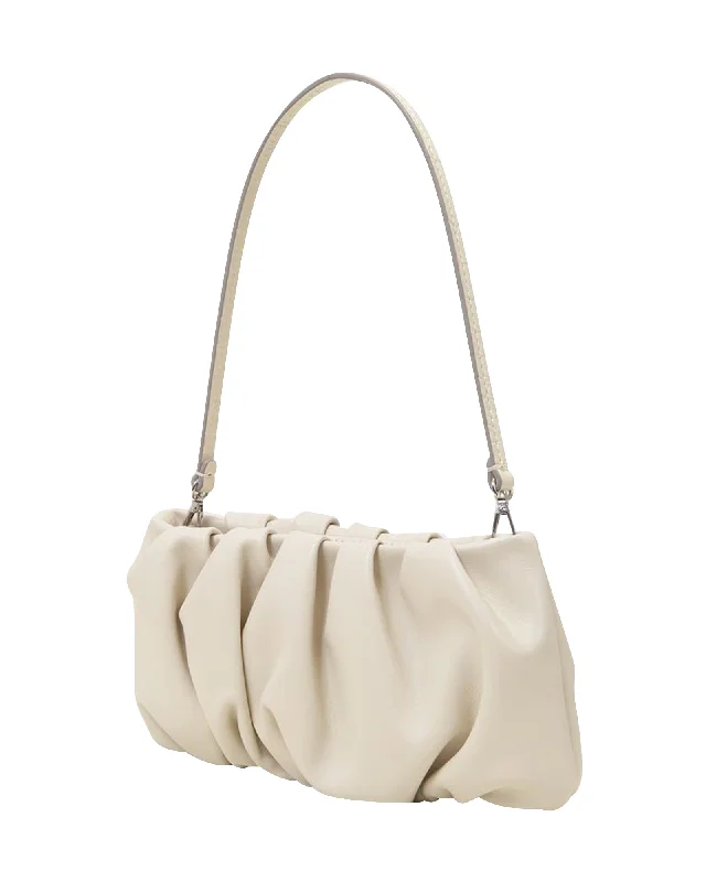 Bean Convertible  Hobo Bag - Staud - Cream - Leather