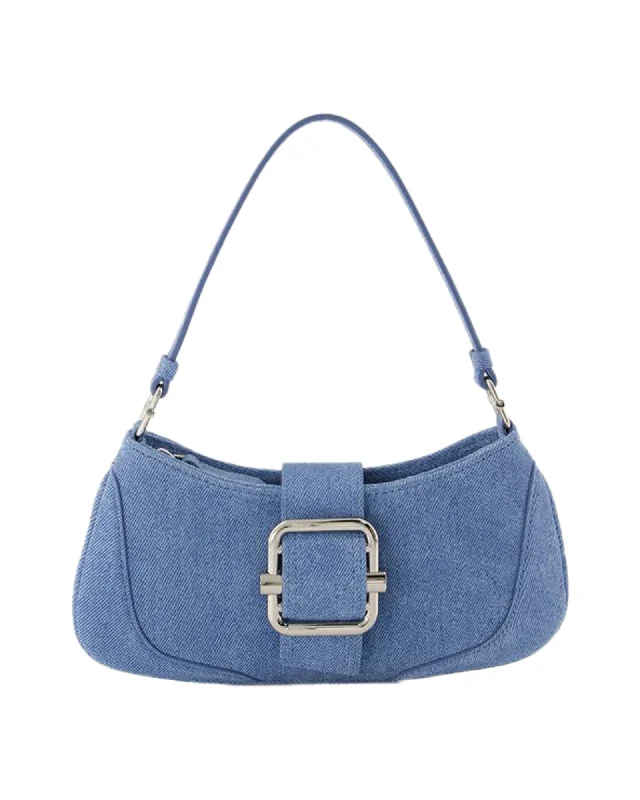 Brocle Small Hobo Bag - Osoi - Denim Sky - Suede