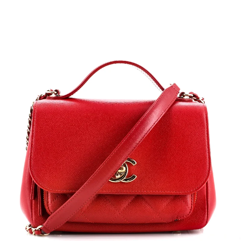 Business Affinity Flap Bag Quilted Caviar Mini