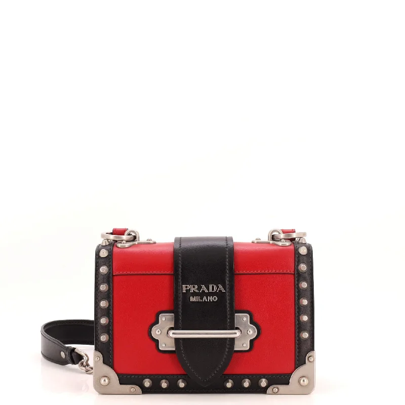 Cahier Crossbody Bag Studded City Calf Small