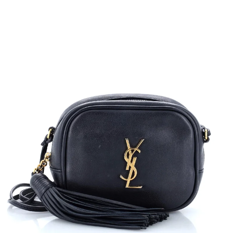 Classic Monogram Blogger Crossbody Bag Leather Small