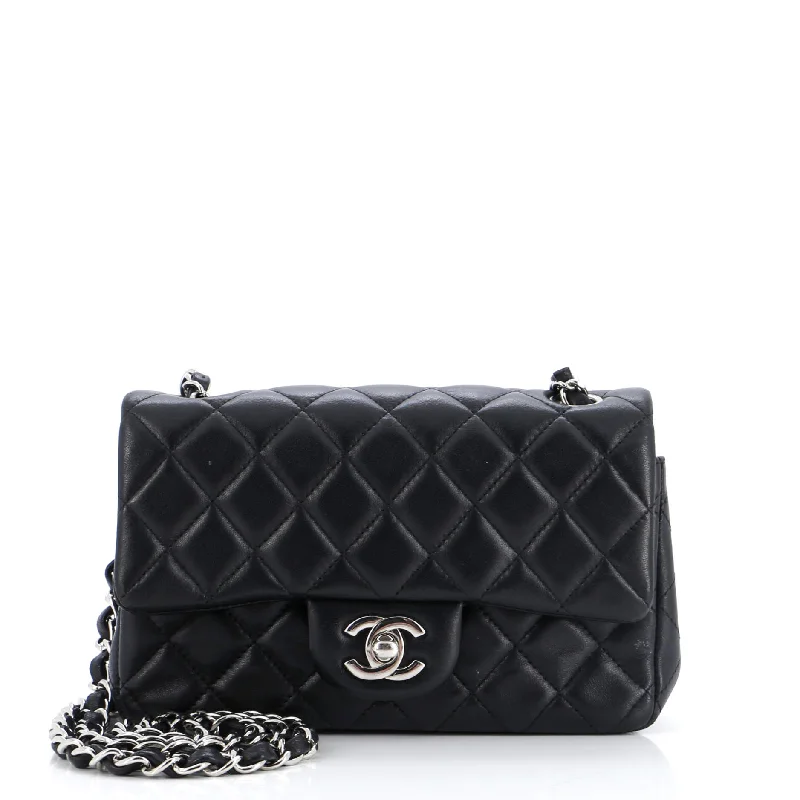 Classic Single Flap Bag Quilted Lambskin Mini