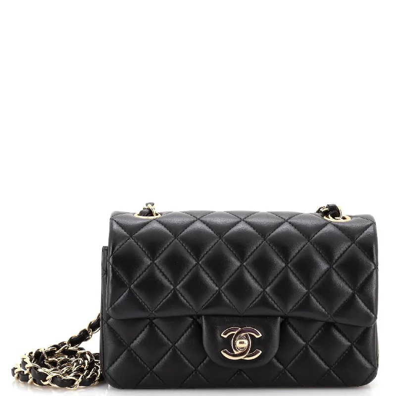 Classic Single Flap Bag Quilted Lambskin Mini