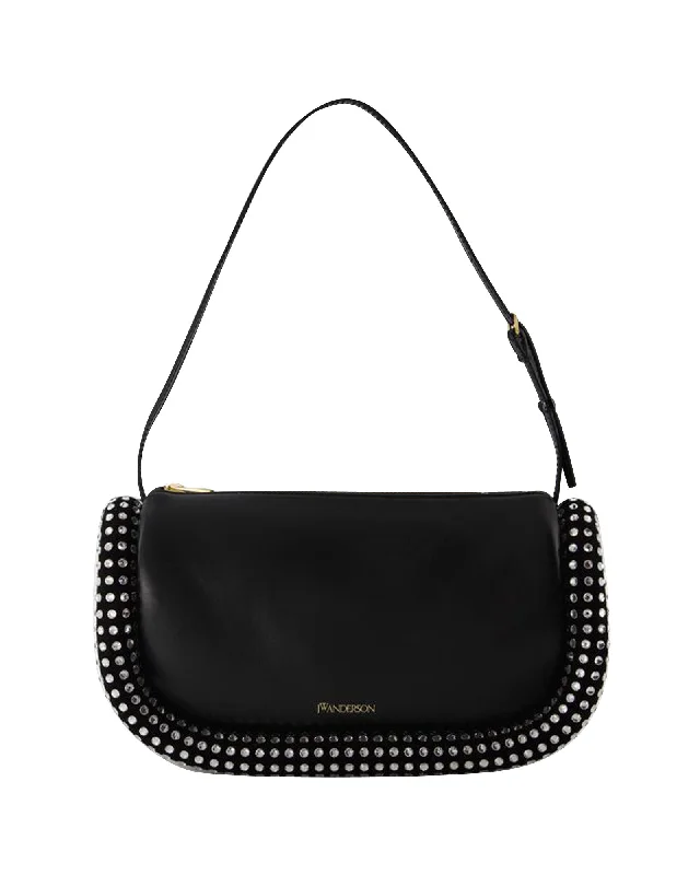 Crystal Bumper-15 Hobo Bag - J.W. Anderson -  Black - Leather