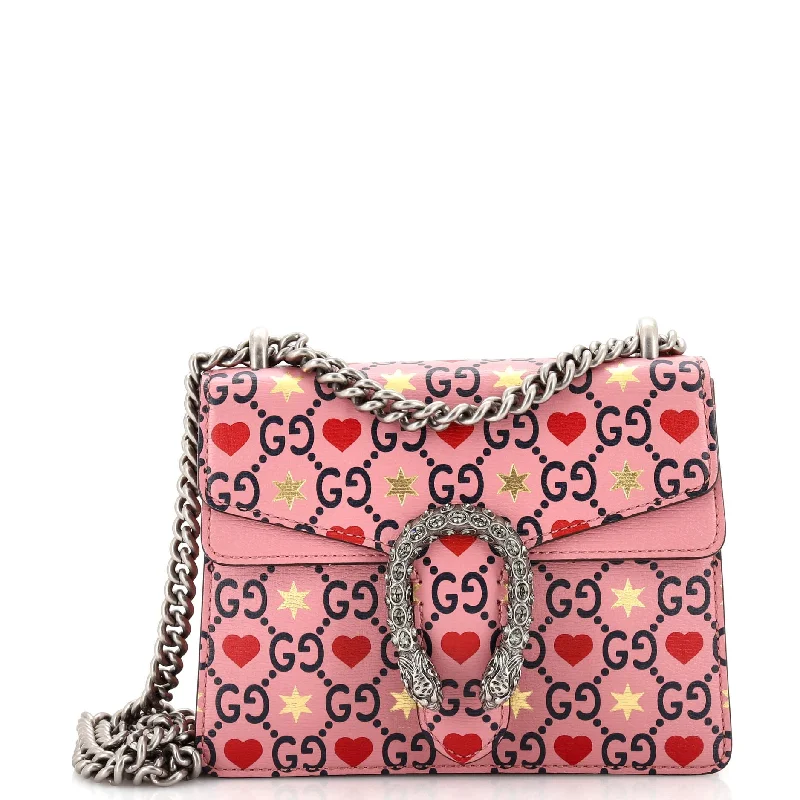 Dionysus Bag Limited Edition Valentines GG Printed Leather Mini