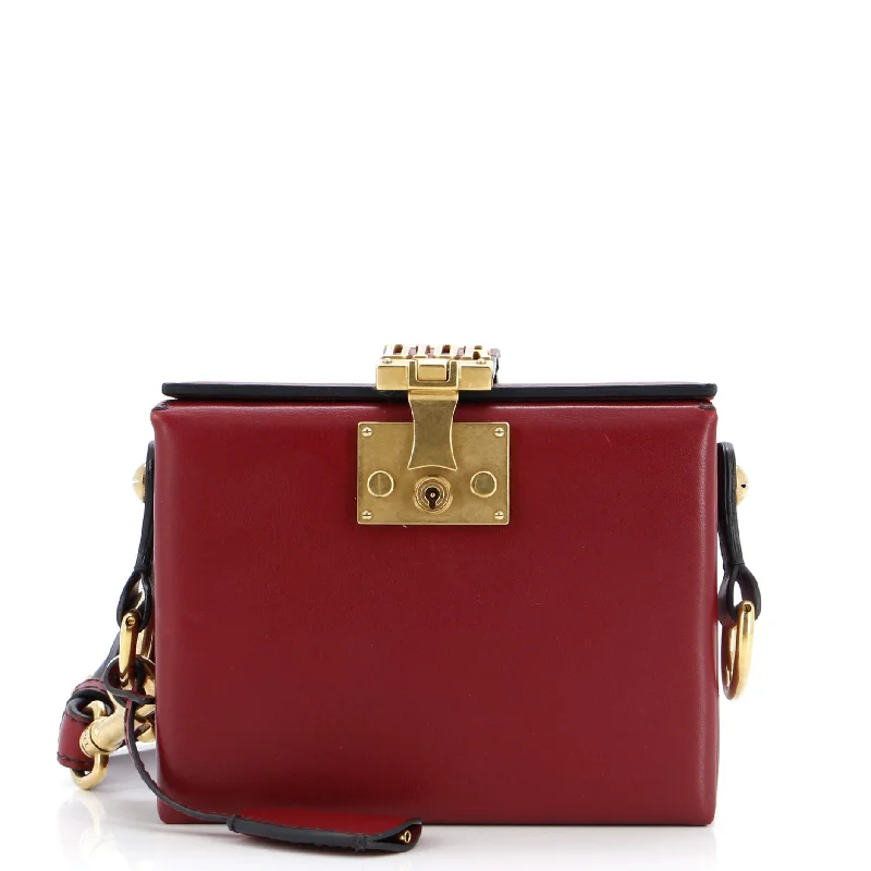 Dioraddict Lockbox Bag Leather Small