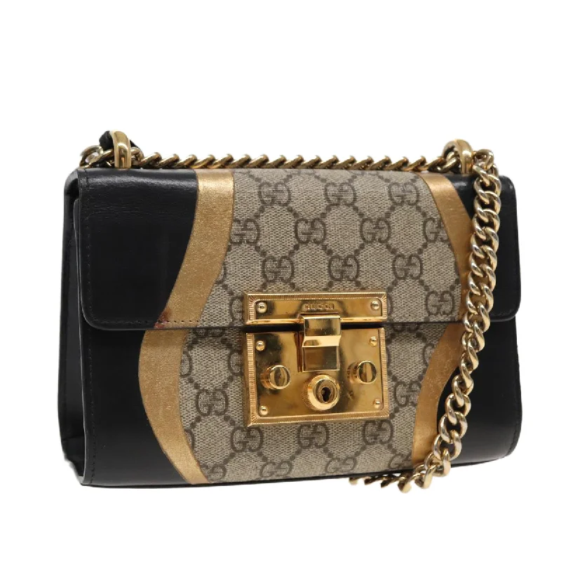 Gucci Padlock  Leather Shoulder Bag (Pre-Owned)