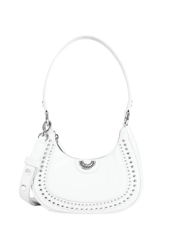 Jem Convertible Shoulder Bag In White