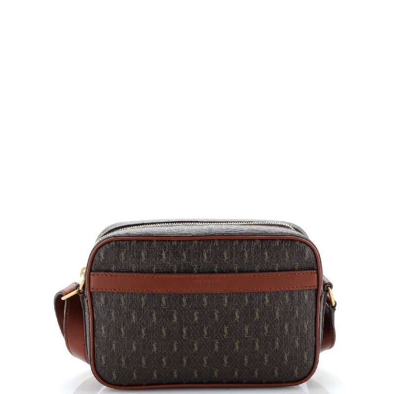 Le Monogramme Camera Bag Monogram All Over Coated Canvas and Leather Small