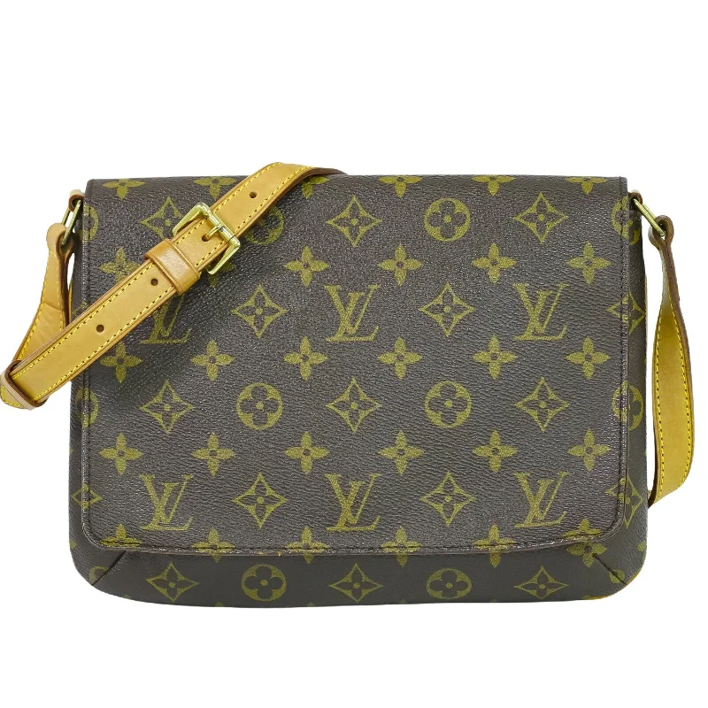 Louis Vuitton Musette Tango  Canvas Shoulder Bag (Pre-Owned)