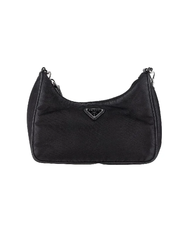 Prada Re-Edition 2005 Re-Nylon Mini Bag in Black Nylon