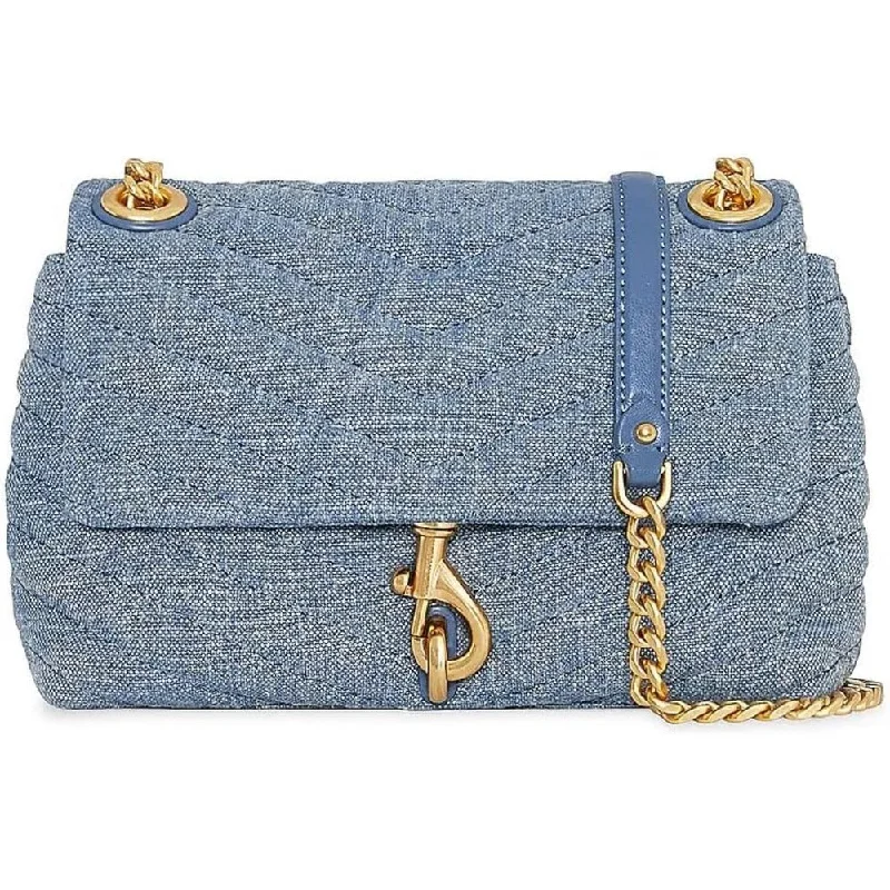 Rebecca Minkoff Women's Edie Flap Shoulder Bag, Denim