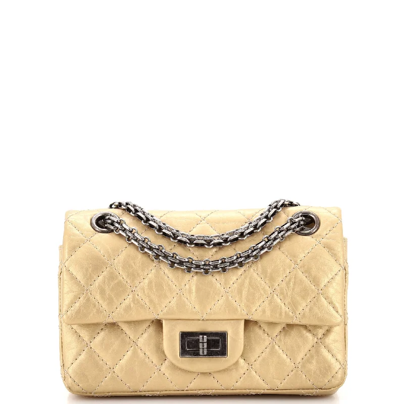 Reissue 2.55 Flap Bag Quilted Aged Calfskin Mini