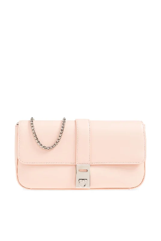 Salvatore Ferragamo Women's Leather Arch Minibag Shoulder Bag, Pink